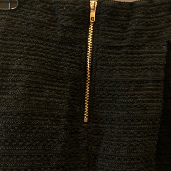 NWT! Francesca's High-Waisted Black A-Line Skirt - Picture 6 of 10